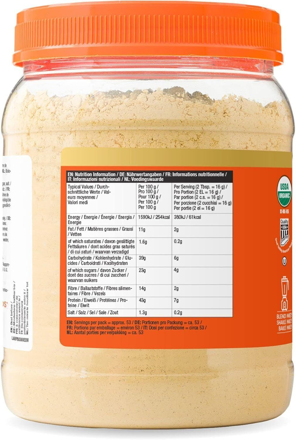 Pbfit Peanut Butter Powder - 87% Less Fat, High Protein, Gluten Free 225G 425G